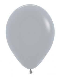 5" Sempertex Fashion Grey Latex Balloons 100 Pack - Click Image to Close