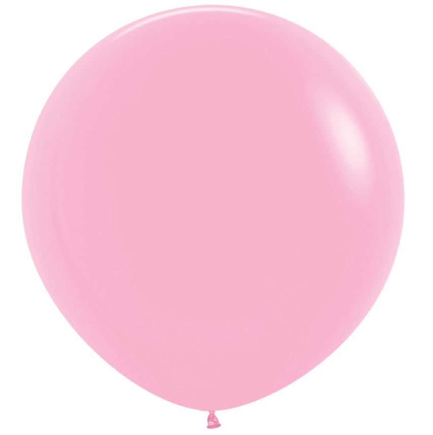Sempertex 36" Fashion Solid Pink Latex Balloons 2 Pack Pack - Click Image to Close