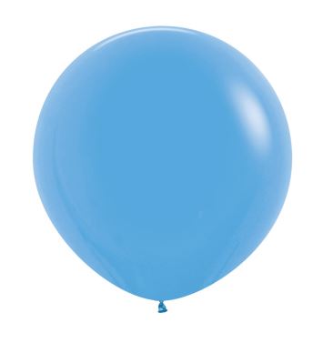 36" Fashion Colour Blue Latex Balloons 91.5cm 2Pc - Click Image to Close