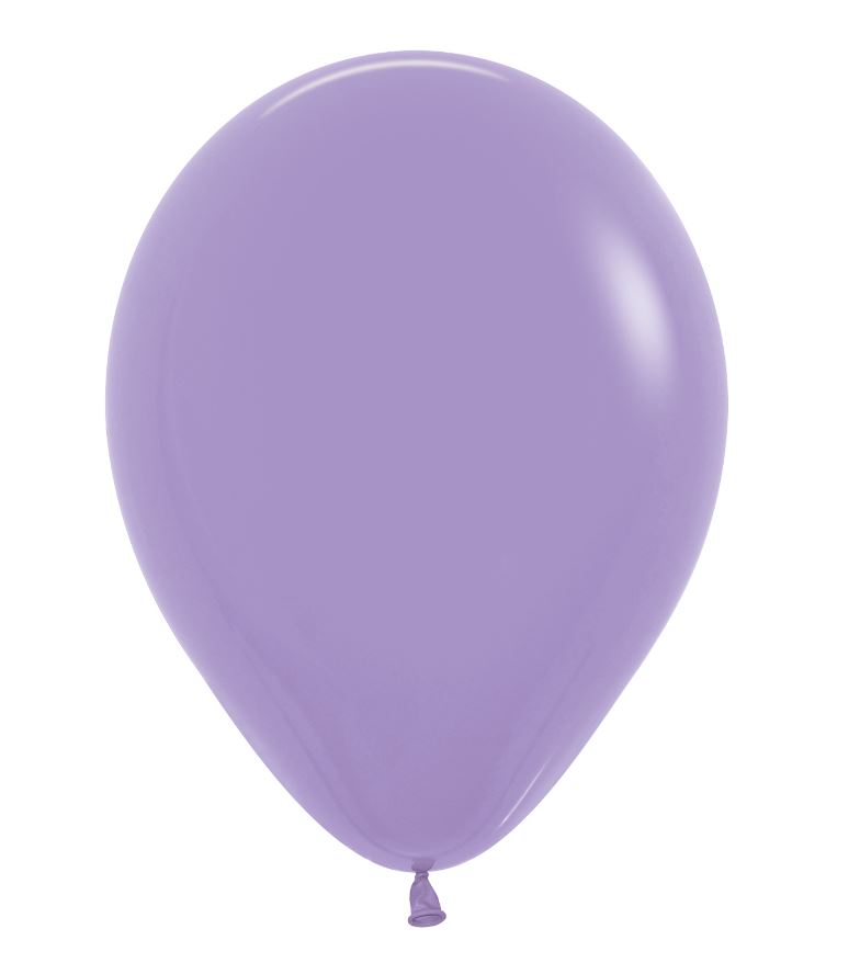 Fashion Colour Solid Lilac 050 Latex Balloons 12"/30cm 25Pc - Click Image to Close