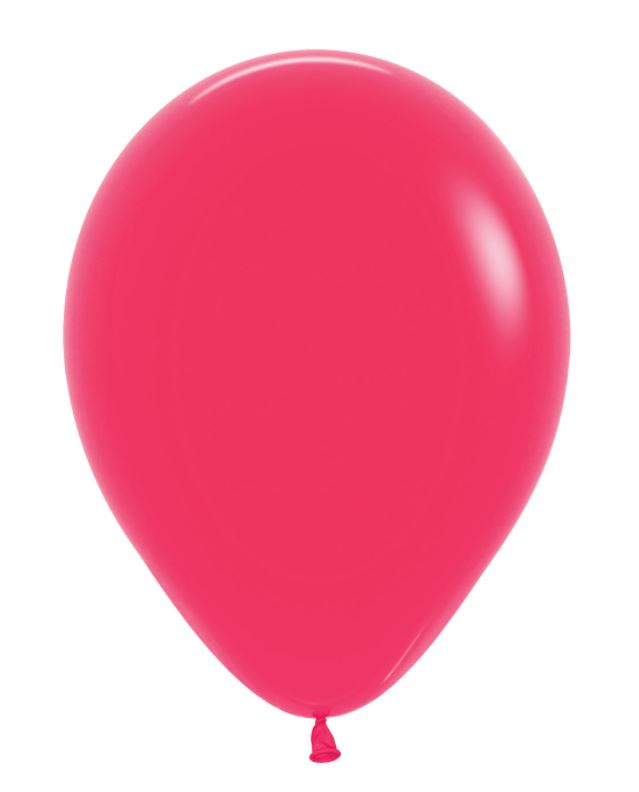 Sempertex Fashion Raspberry 5" Latex Balloons 100 Pack - Click Image to Close
