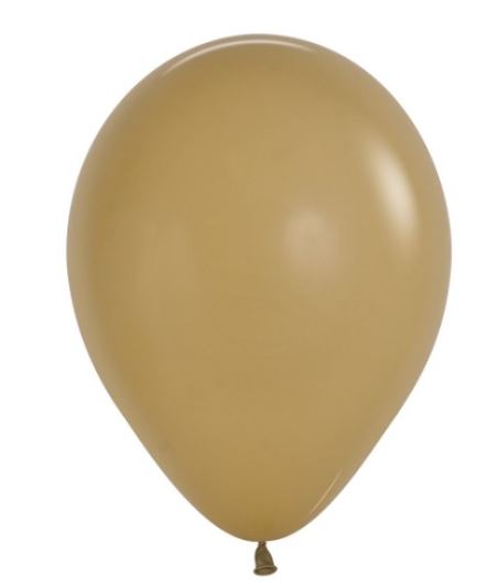 12" Sempertex Fashion Latte Latex Balloon 50 Pack - Click Image to Close