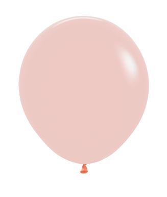 Pastel Matte Melon 18" Latex Balloons 45cm 25 Pack - Click Image to Close