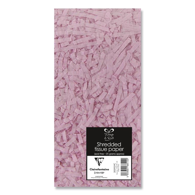 Shredded Pink Tissue Paper - Click Image to Close