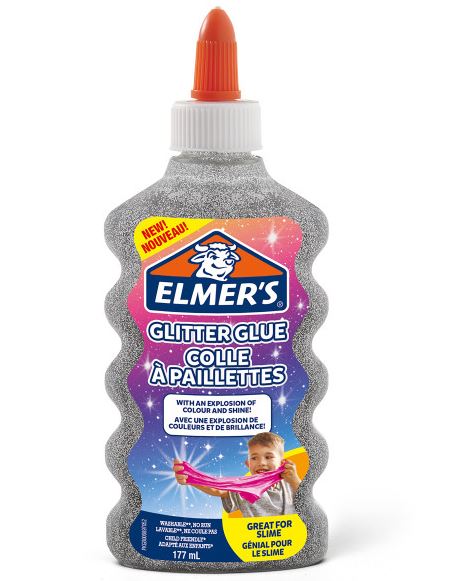 Elmer's Swim Glam Glitter Glue Silvers - 3 Count - 10.5 ml Each