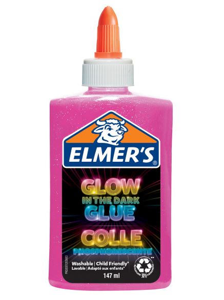  Elmer's PVA Glitter Glue, Black, 177 ml