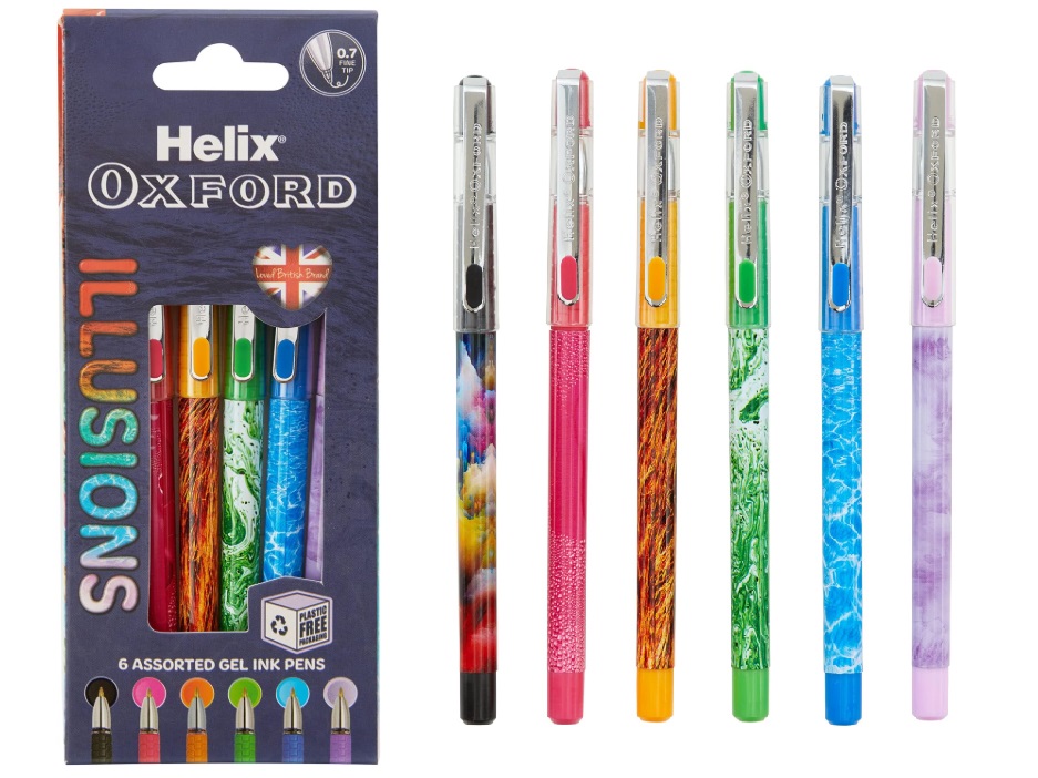 Oxford Illusions Gel Ink Pens - Click Image to Close