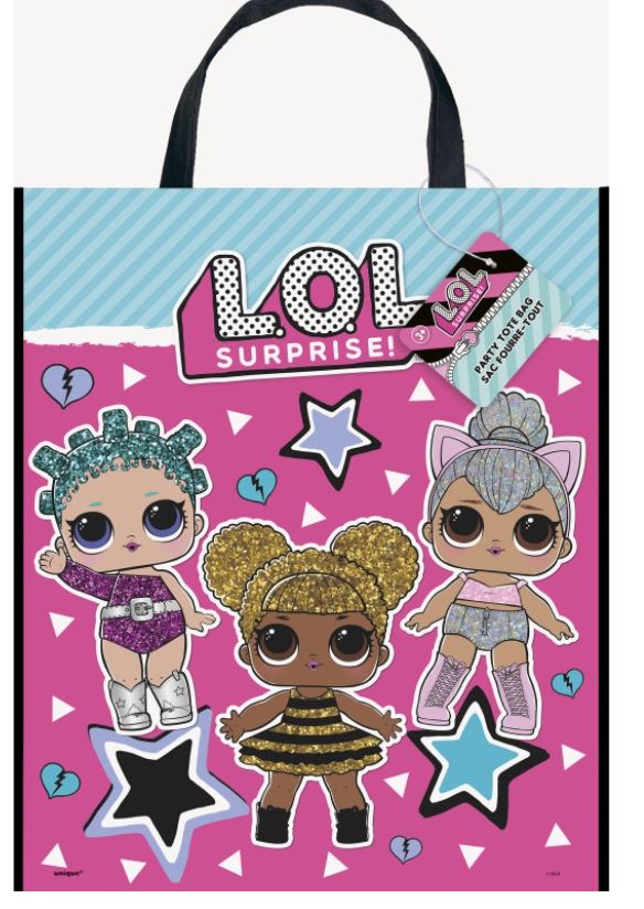 Lol Surprise Tote Bag 13" X 11" - Click Image to Close