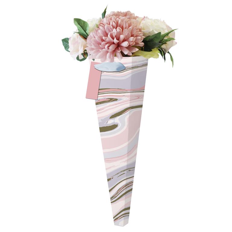 Marble Flower Holder Bag Medium - Click Image to Close