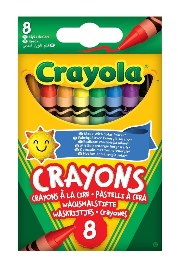 Crayola Assorted Crayons 8 Pack - Click Image to Close
