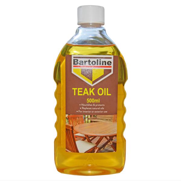 Bartoline 500ml Flask Teak Oil - Click Image to Close