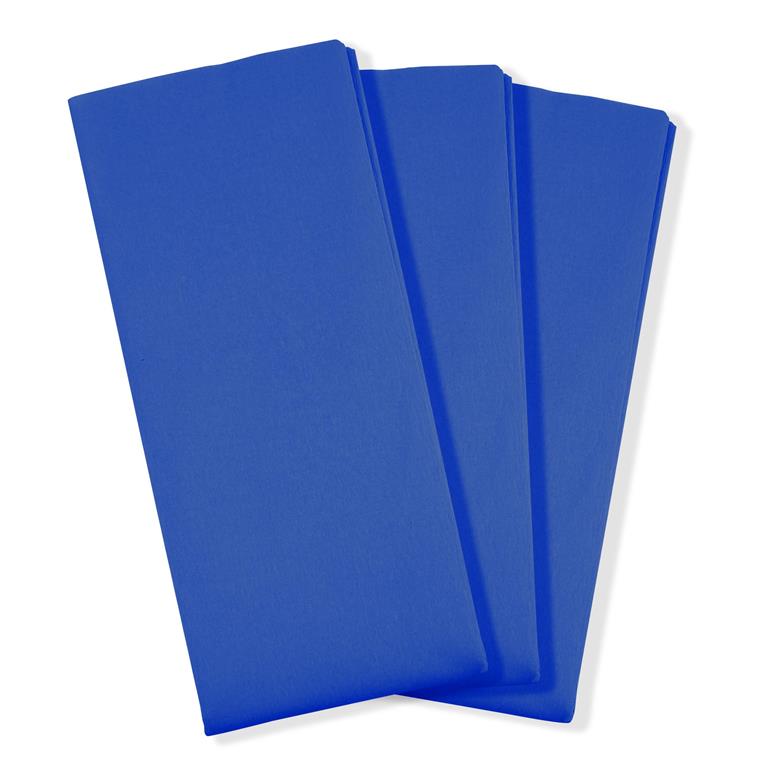 Blue Crepe Paper 1 Sheet - Click Image to Close