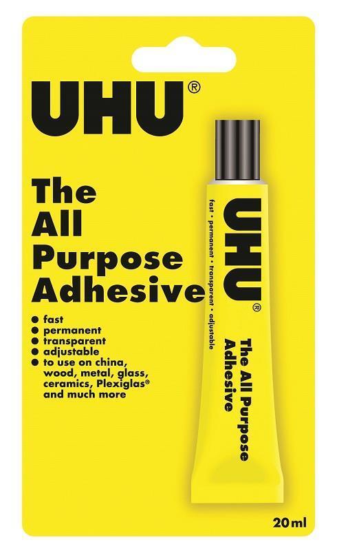 UHU All Purpose Adhesive 20ml Carded ( 064007 ) - Click Image to Close