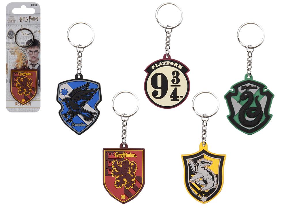 Harry Potter 2d Keychain 5cm 5 Assorted - Click Image to Close