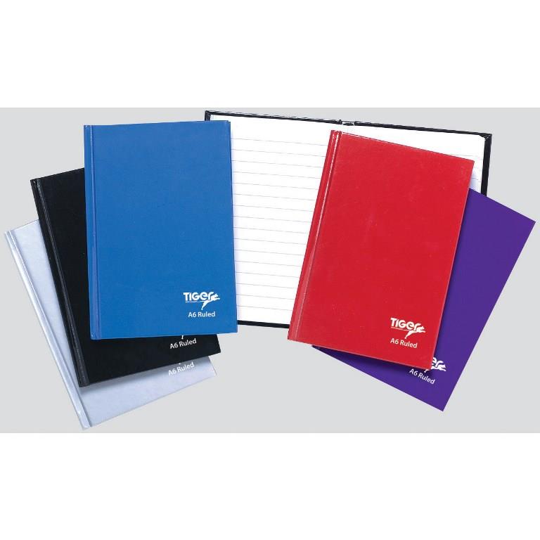 TIGER A6 CASEBOUND NOTEBOOK 80 PAGES - Click Image to Close