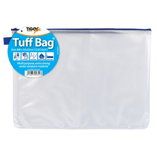 Tiger A4+ Tuff Bag ( Assorted Colours ) - Click Image to Close