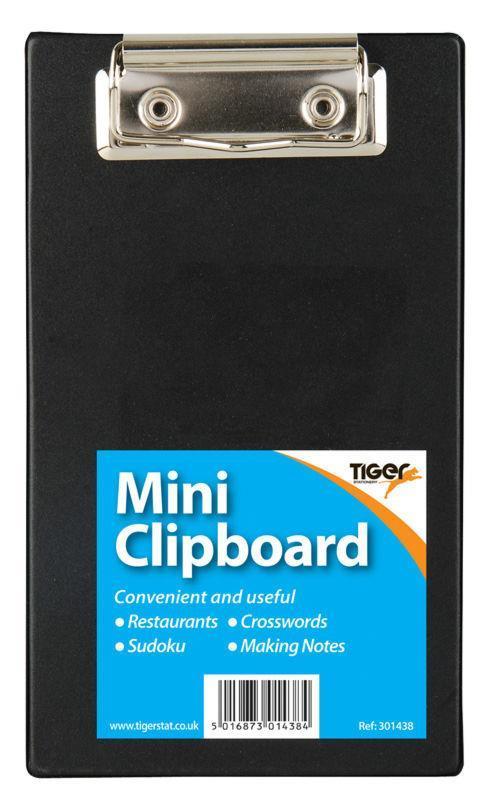 Tiger Mini Pvc Board Black - Click Image to Close