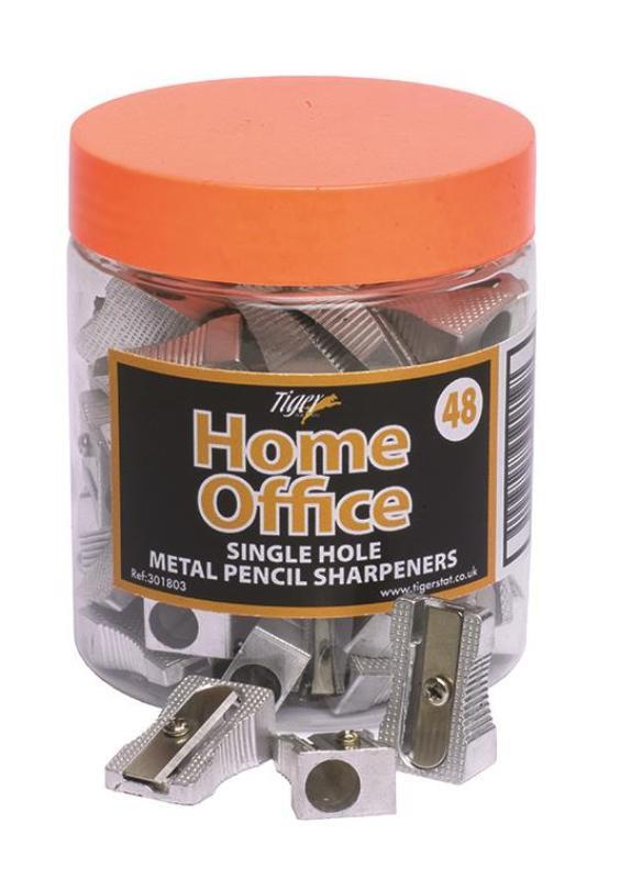 Tiger Metal One Hole Sharpener X 48 - Click Image to Close