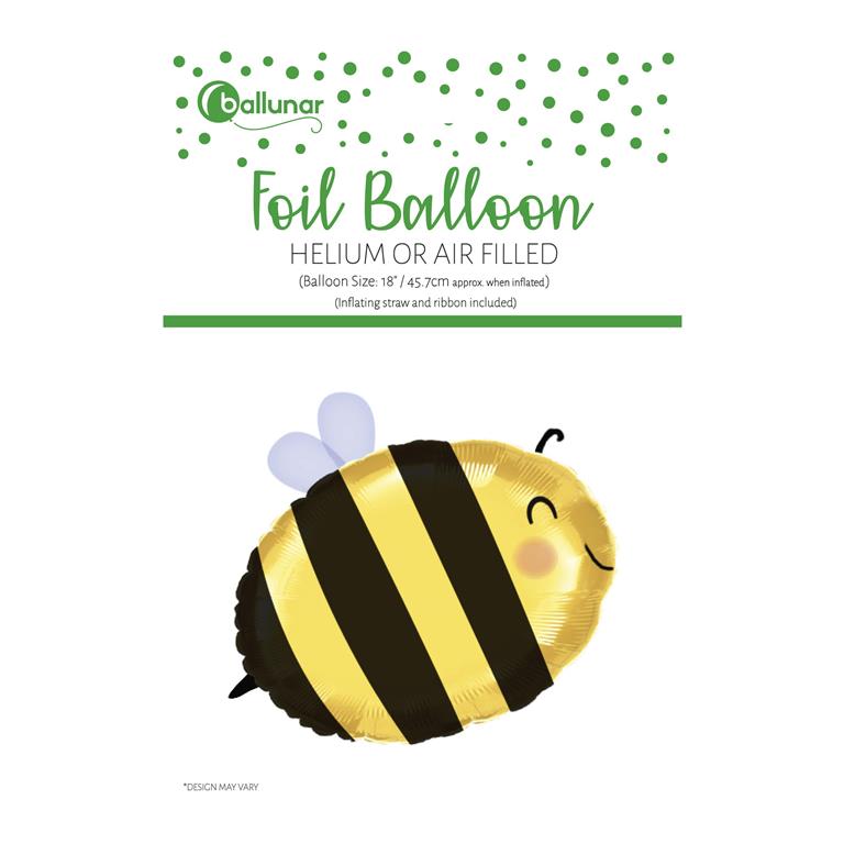 Bee Foil Balloon - Click Image to Close