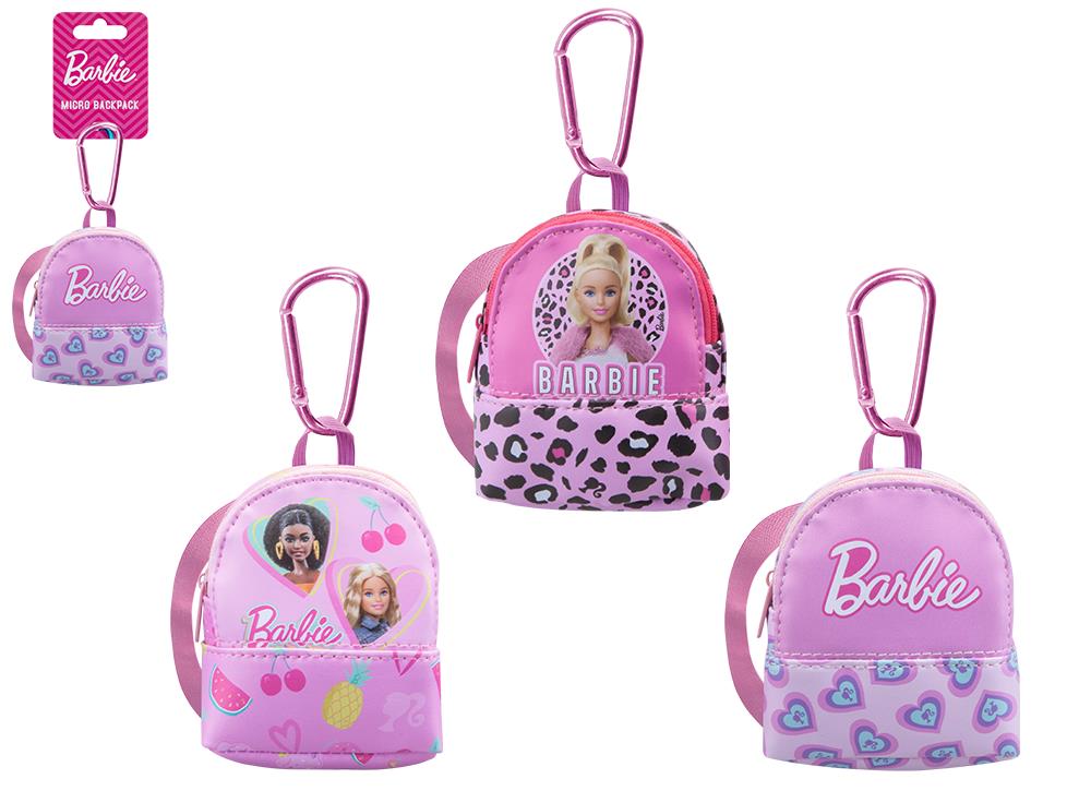 Barbie Micro Backpack With Carabiner 3 Assorted - Click Image to Close