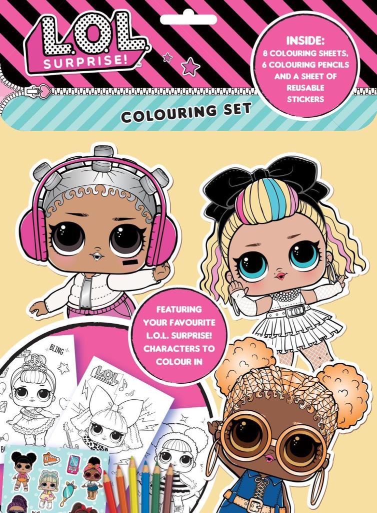 LOL Surpise Colouring Set - Click Image to Close