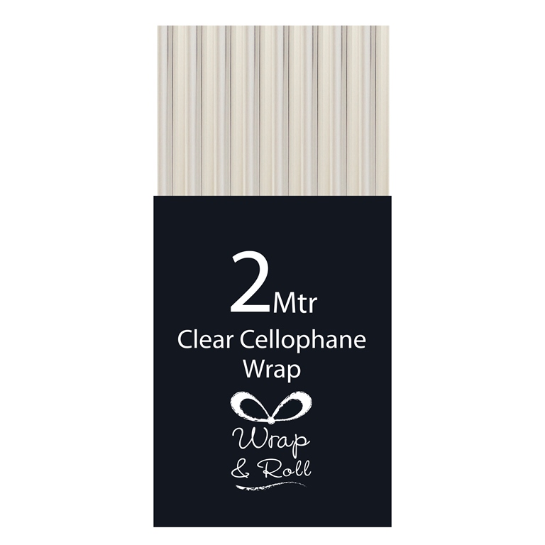 2M Clear Cellophane Wrap - Click Image to Close