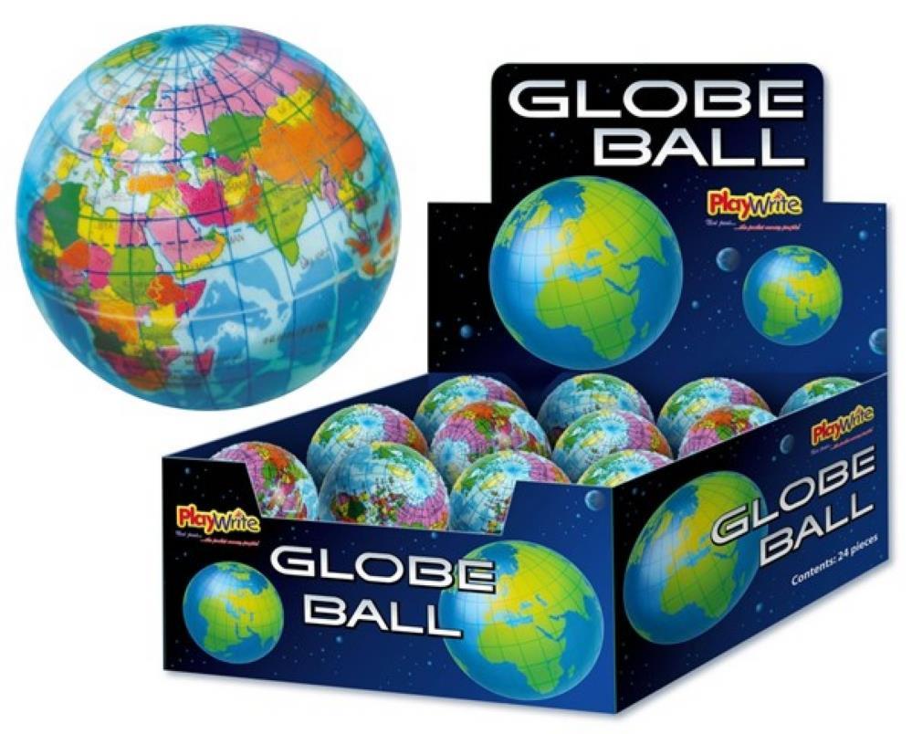 Planet Earth Foam Globe Ball 6.5cm - Click Image to Close