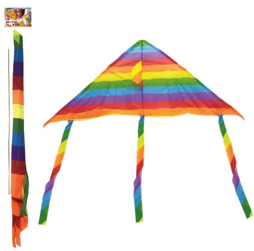 Stripe Delta Kite 120cm - Click Image to Close