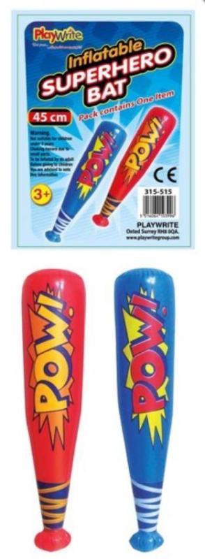 Inflatable 45cm Super Hero Bat - Click Image to Close
