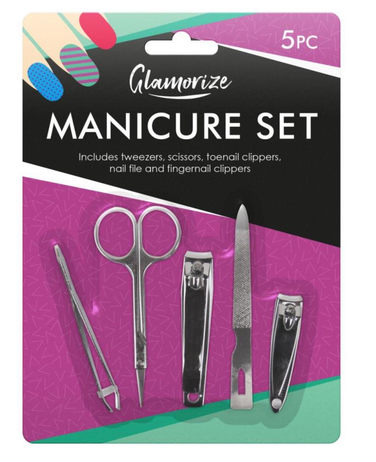 Manicure Set 5 Piece - Click Image to Close