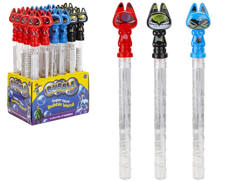 Super Hero Bubble Wands - Click Image to Close