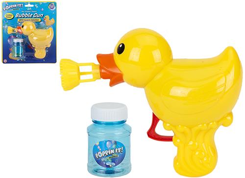 Duck Shaped Friction Bubble Gun 15 x 7cm - Click Image to Close