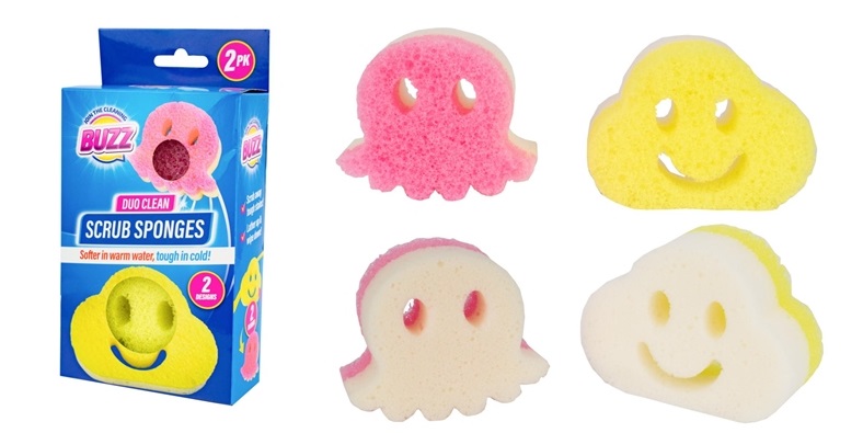 Duo Clean Scrub Sponges - Click Image to Close