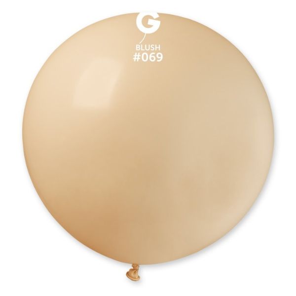 Gemar 31" 1 Latex Balloon G30 Blush #069 - Click Image to Close