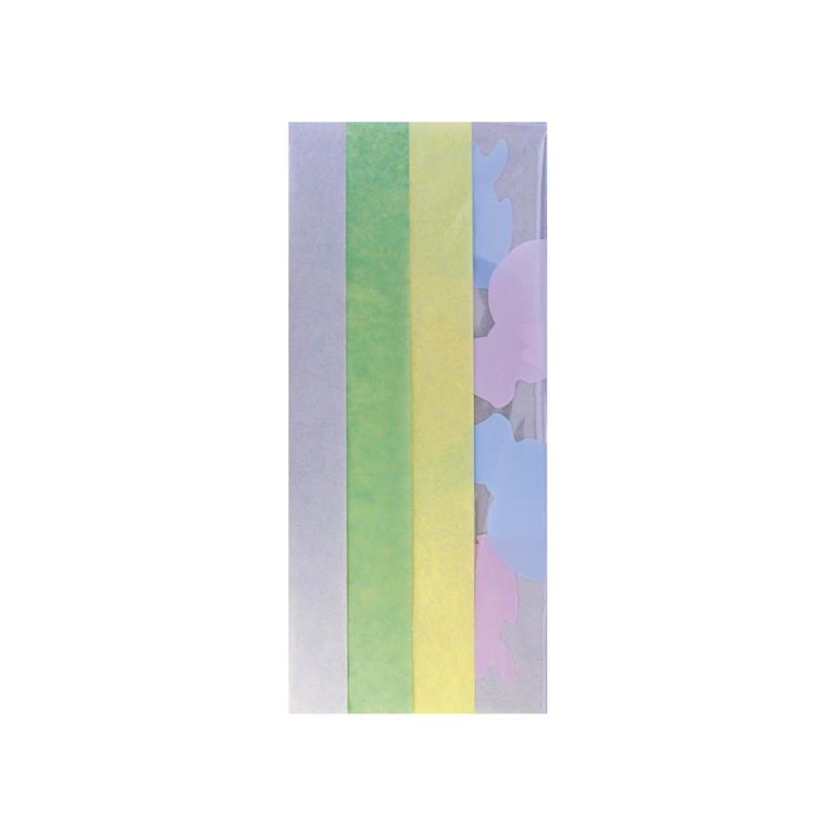 Easter Cellophane Tissue 6pack - Click Image to Close