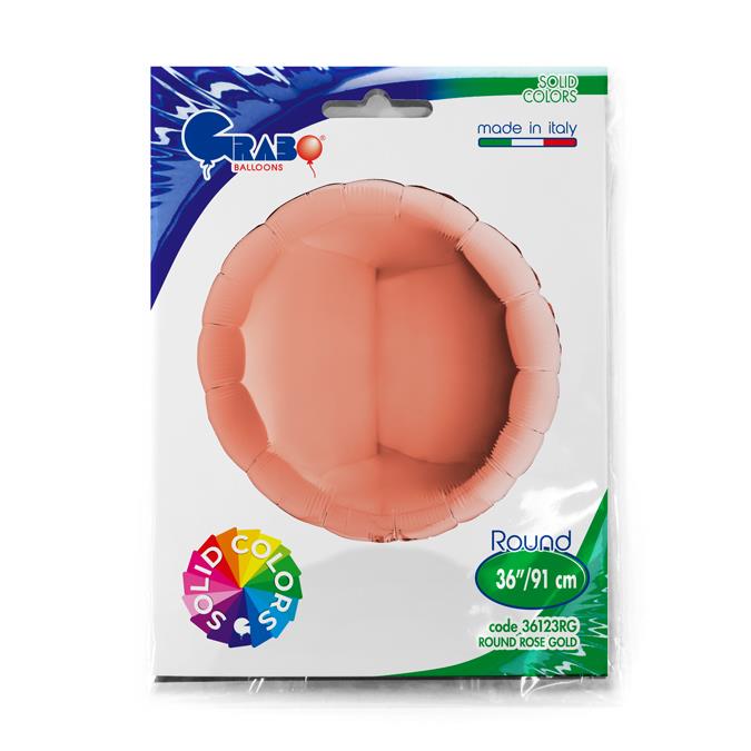 Grabo Round 36Inch Rose Gold Single Pack - Click Image to Close