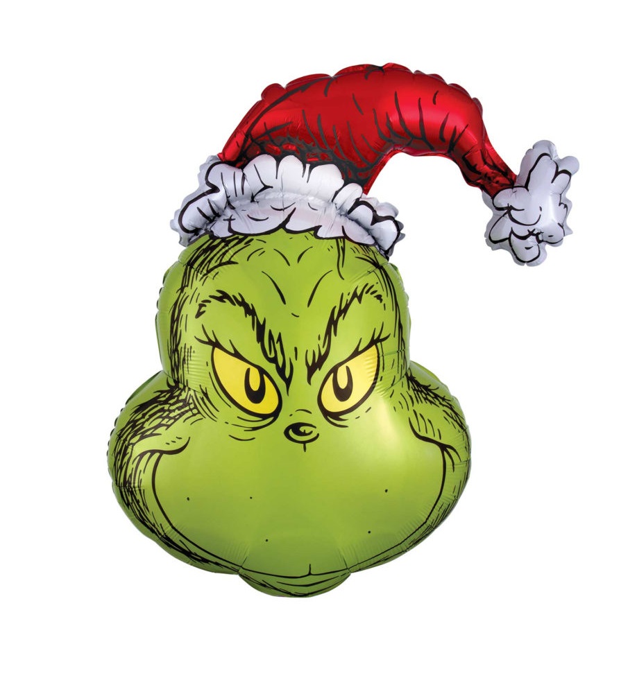 Super Shape How Grinch Stole Christmas 26" X 29" Balloon - Click Image to Close