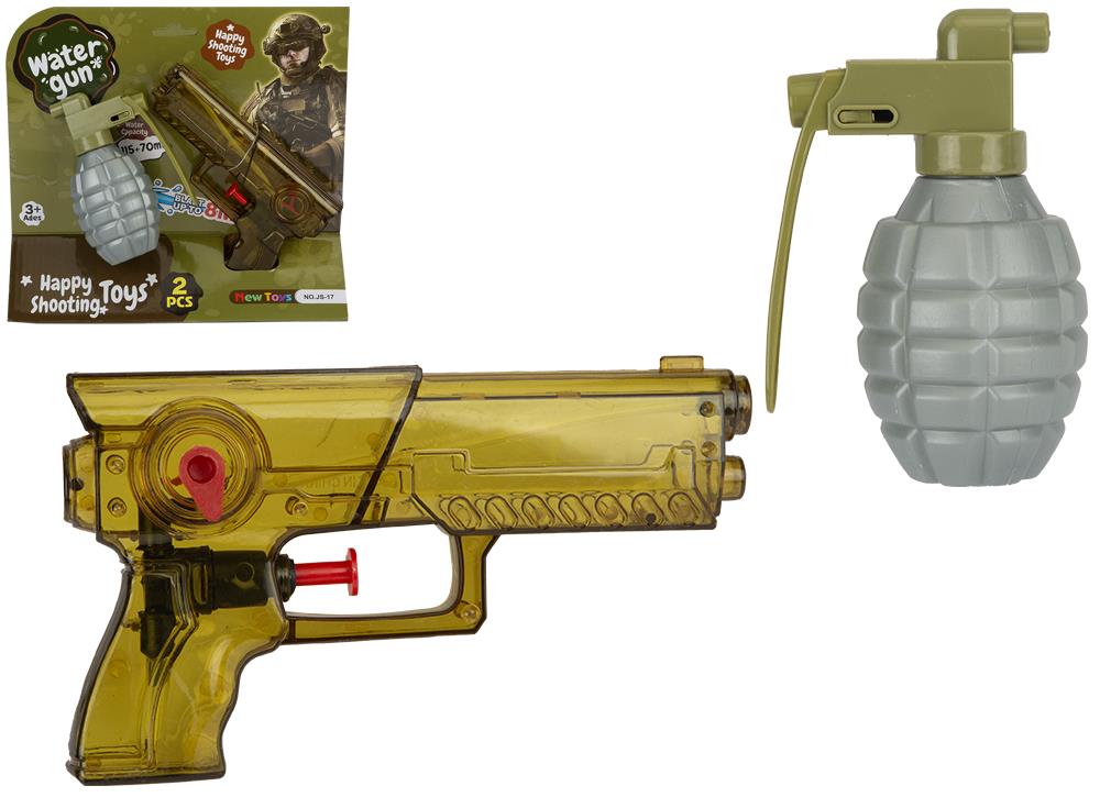 Army Water Squirt Grenade & Water Gun Set - Click Image to Close