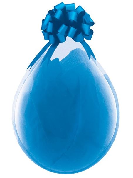 Qualatex 18" Clear Diamond Stuffing Balloon 25 Pack - Click Image to Close