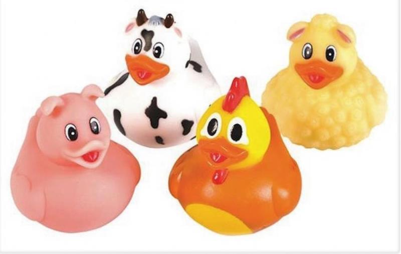 Farm Animal Rubber Duck - Click Image to Close