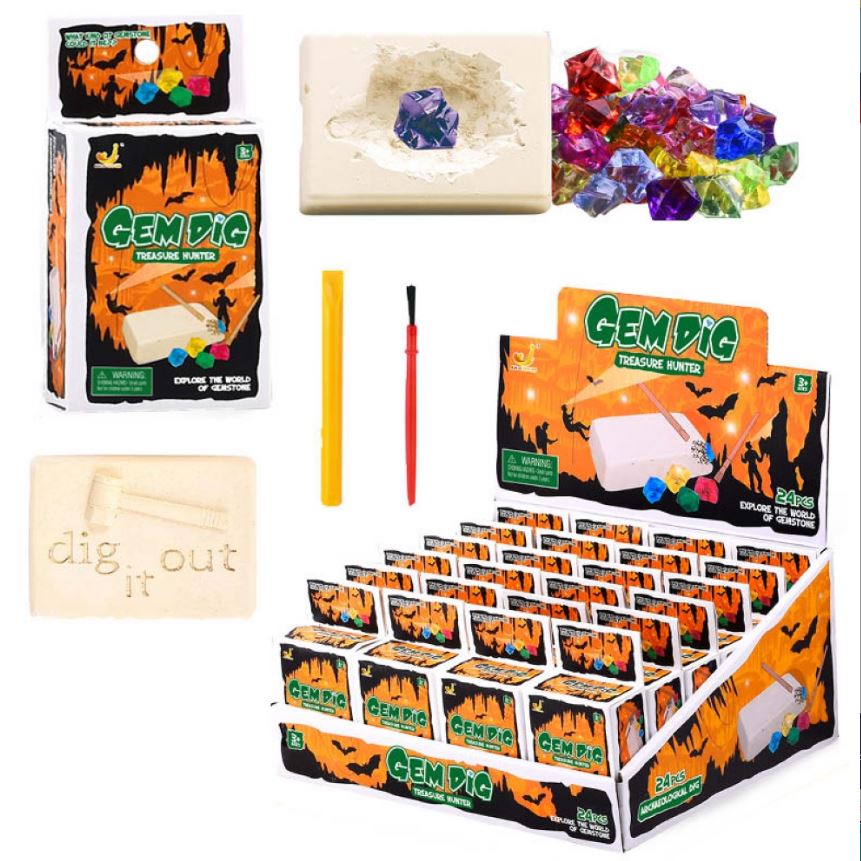 Gemstone Dig Out Kits 12 X 6 X 3.5cm - Click Image to Close