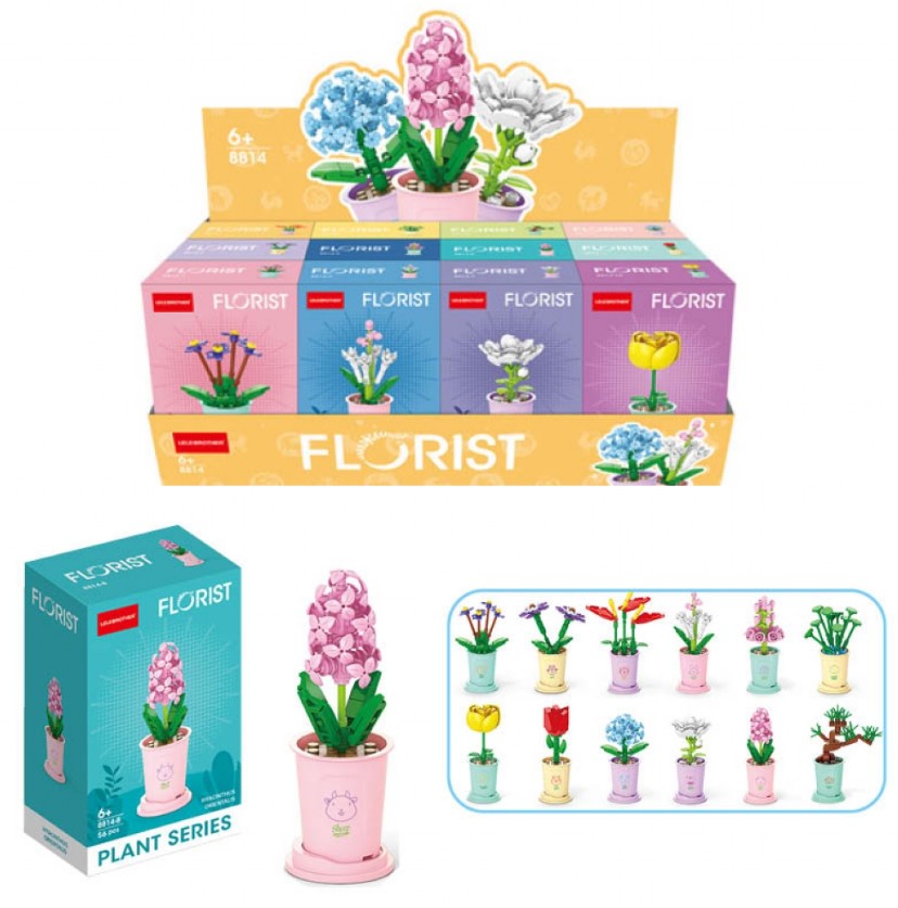 Building Brick Flower Florist Kits - Click Image to Close