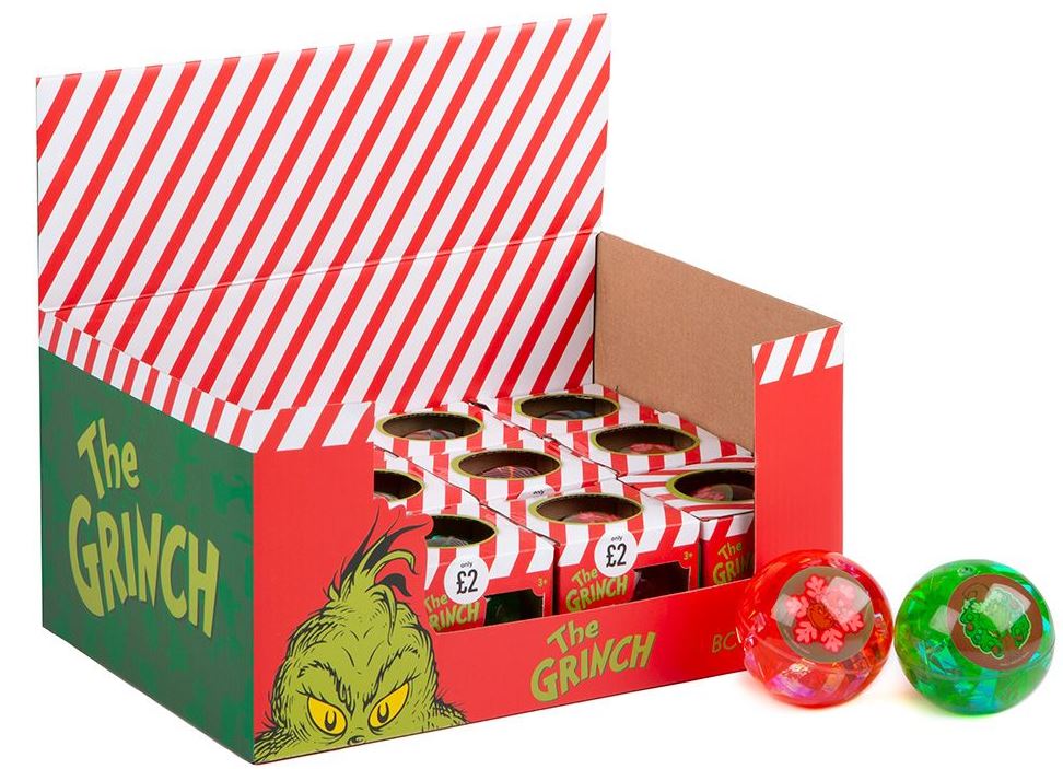 The Grinch Led Glitter Ball - Click Image to Close