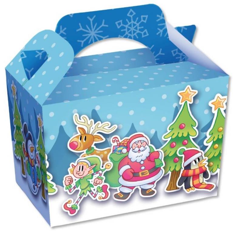 Christmas Food Box 15cm X 10cm X 10cm - Click Image to Close