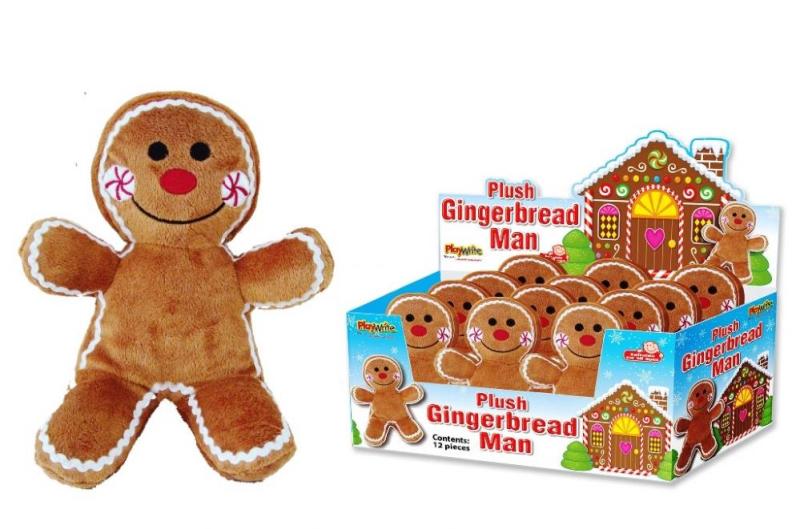 Plush Gingerbread Man 21cm - Click Image to Close