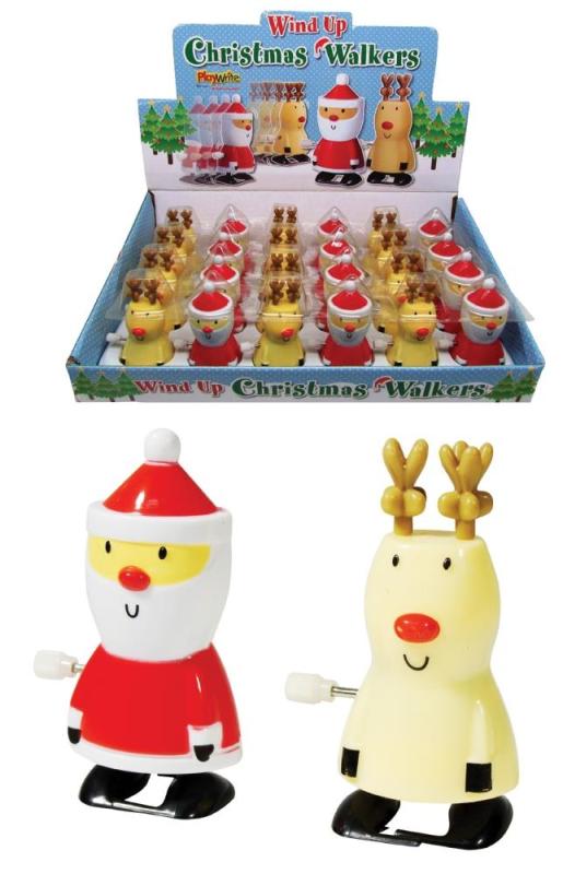 Wind Up Christmas Walkers - Click Image to Close