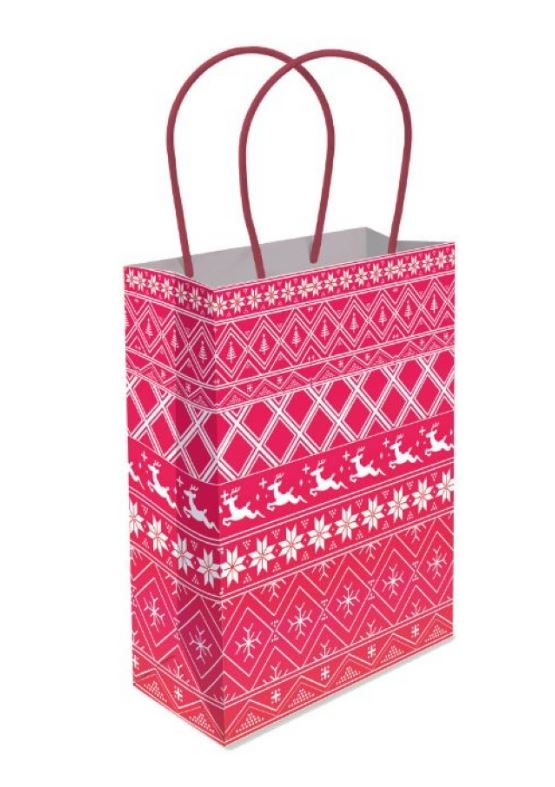 Nordic Paper Bag With Handles Medium - Click Image to Close