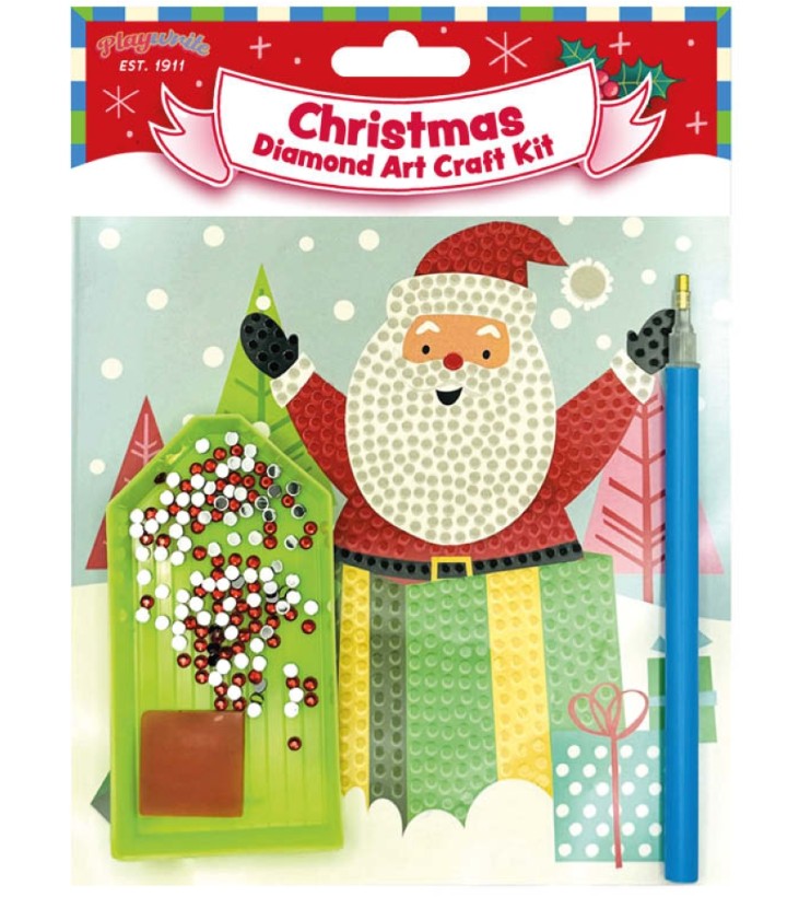 Christmas Diamond Art Picture Craft Kit - Click Image to Close
