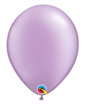 11" Round Pearl Lavender Qualatex Balloons 25 Pack - Click Image to Close