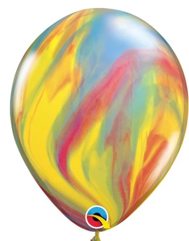 11" Round Traditional Agate 25 Pack Latex Balloons - Click Image to Close